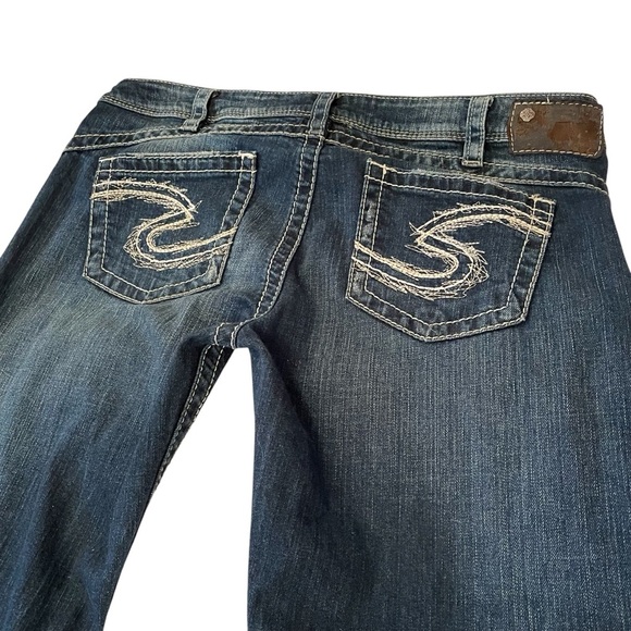 Silver Jeans Co. Womens Tuesday Low Rise Slim Bootcut-34x33 (16.5) Good Shape - Picture 12 of 15